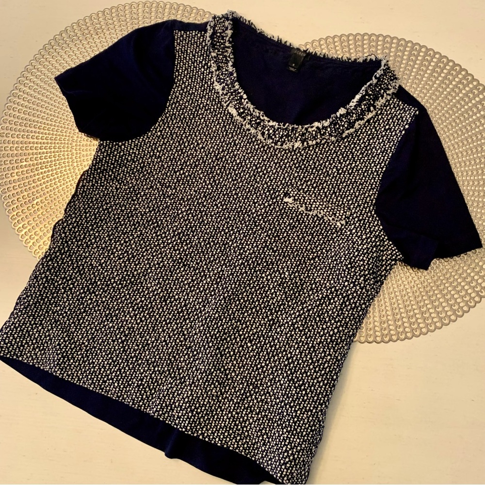 J. Crew silk and cotton top